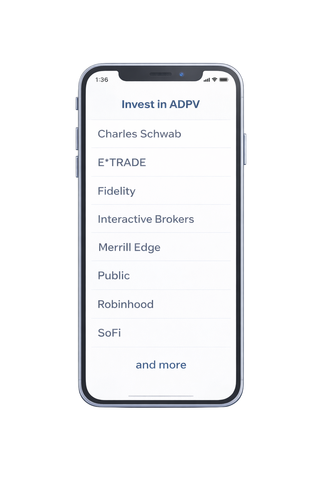 How to invest in ADPV
